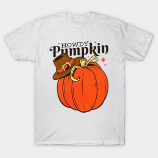Pumpkin with cowboy hat T-Shirt
